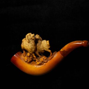 Cigaretová špička z vyřezávané mořské pěny