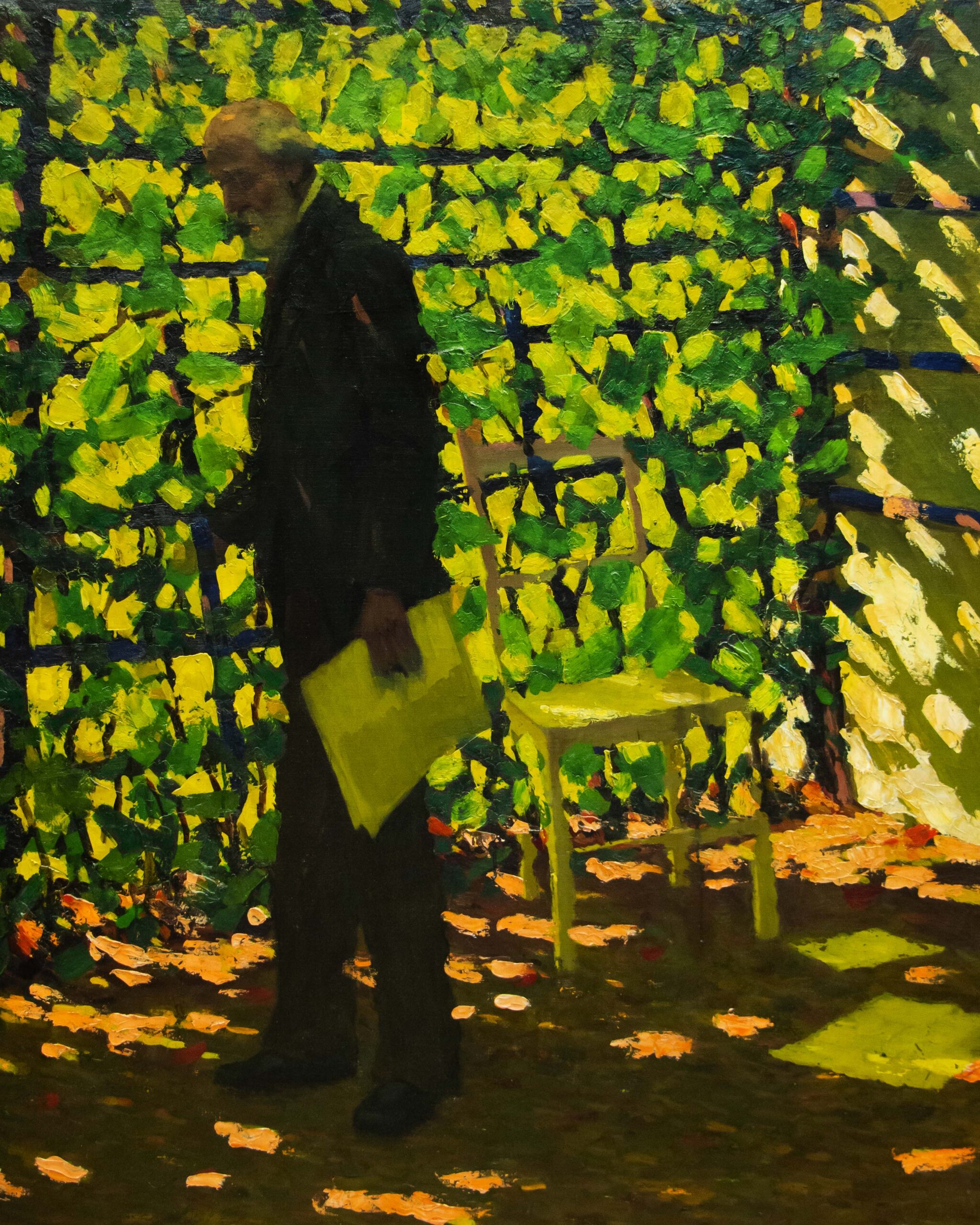 Sigmund Freud in the Garden 2